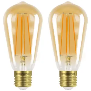 LED Filament Lamps - 5W Ultra Warm 1800K Dimmable Energy Saving Bulb 2 Pack