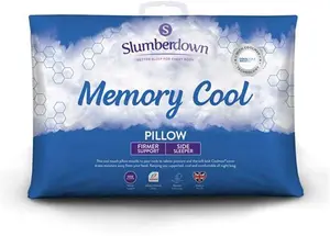 Slumberdown Memory Cool Memory Foam Cooling Pillow, Firm Support Slumberdown