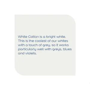 Dulux Quick dry White cotton Satinwood Metal & wood paint, 750ml