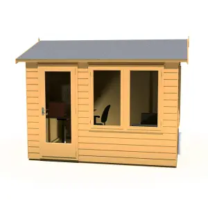 Shire Insulated Garden Office 10x8 Melrose Assembly included