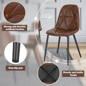 Dilworth dining chair (Set of 2) Brown