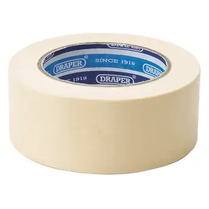 Draper Heavy Duty Masking Tape Roll, 50m x 50mm 63479