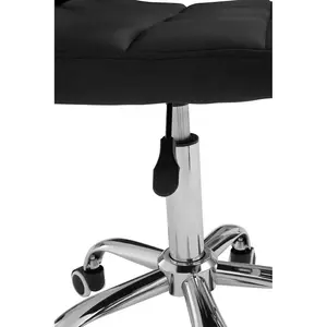 Interiors by Premier Black Home Office Chair with Swivel Base