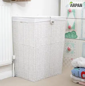 Arpan Resin Laundry Basket Storage Hamper