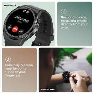 Daewoo CNX+ AMOLED Display Smart Watch Activity Tracker with Bluetooth to Android & iOS