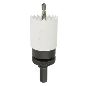 40mm HSS Hole Saw Holesaw Bi-Metal Blade Cutter Drill And Drill Adaptor Arbor