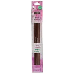 PFECT KP DE 20CMX3.75 - Perfect: Knitting Pins: Double-Ended: Set of Five: 20cm x 3.75mm - Pony