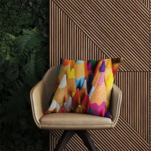 Colouring Pencils Outdoor Cushion 60cm x 60cm