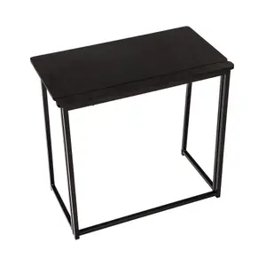 Oypla Compact Folding Writing Computer Desk Home Office Worktop Table with Metal Legs