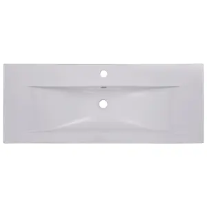 Built-in Basin 101x39.5x18.5 cm Ceramic White