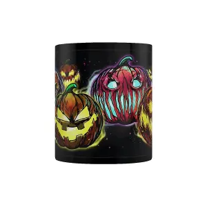 Grindstore Evil Pumpkin Heads Halloween Mug Black/Orange (One Size)