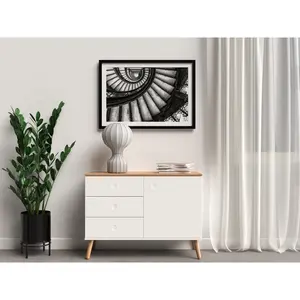 Dot Sideboard White/Oak