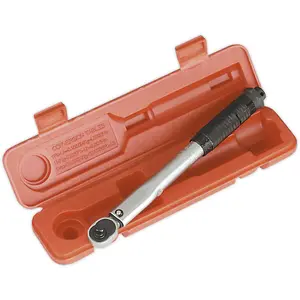 Precision Calibrated Torque Wrench 1/4" Drive - 5 to 25 Nm Range for Professionals