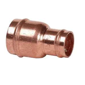 Plumbsure Solder ring Reducing Coupler (Dia)15mm x 15mm 10mm