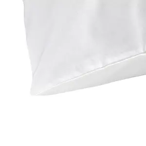 Plain White Housewife Pillowcase, Pair