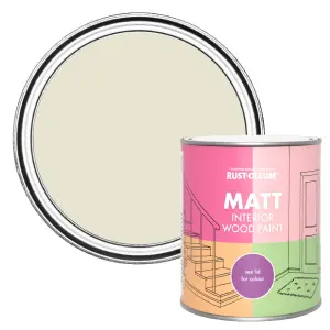 Rust-Oleum Oyster Matt Interior Wood Paint  750ml