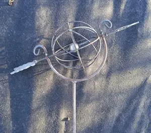 Armillary Globe Border Stake Garden Decoration