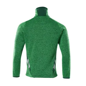 Mascot Accelerate Knitted Cardigan with Zipper (Grass Green/Green)  (X Small)