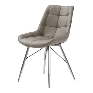 Lenore Upholstered Dining Chair Grey / 1