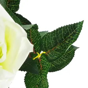 Artificial Cream Rose Tree Wedding Twisted Vine Detail 90cm (3ft)