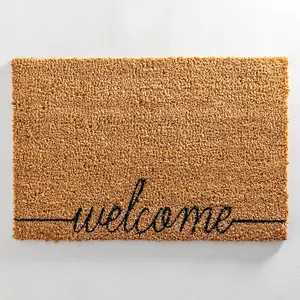 Curly Welcome doormat - Regular 60x40cm