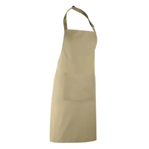 Premier Ladies/Womens Colours Bip Apron With Pocket / Workwear (Pack of 2)