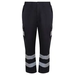 PRORTX Mens Hi-Vis Cargo Trousers