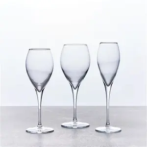 Dunelm Set Of 4 Champagne Flute Glasses, Clear