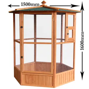 Large Wooden Aviary Bird House