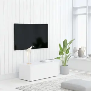 vidaXL TV Cabinet White 80x34x30 cm Engineered Wood