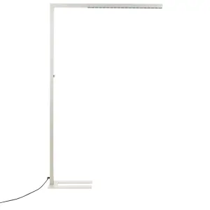 Metal LED Floor Lamp Silver MENSA