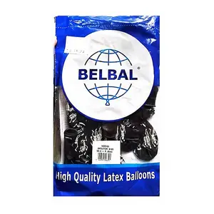 Belbal Latex Skeleton Balloons (Pack of 50) Black (One Size)