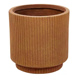 Plant Pot 24 cm Golden Brown DARIA