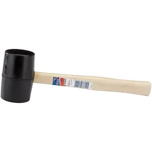 Draper Rubber Mallet With Hardwood Shaft 620G - 24oz 78614