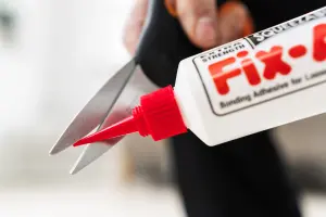 Pack of 6 Fix-A-Floor Squeezy All-In-One Repair Adhesive for Loose, Hollow and Creaky Tiles, Wood, LVT, LVP and Laminate flooring.