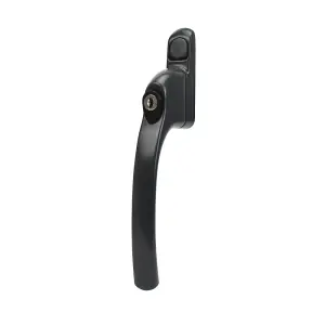 Alpine Inline PVC or Timber Espag Window Handle - Anthracite Grey (Non Handed)