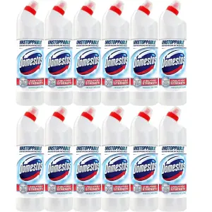 Domestos Bleach White And Sparkle 750 Pack Of 12