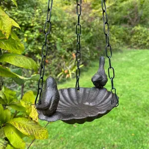 Hanging Cast Iron Garden Bird Bath