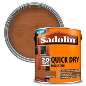 Sadolin Quick Dry Woodstain - Burma Teak - 2.5L