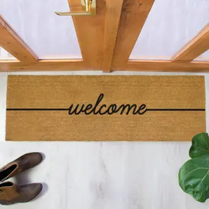 Welcome Patio Doormat - Double Door 120x40cm