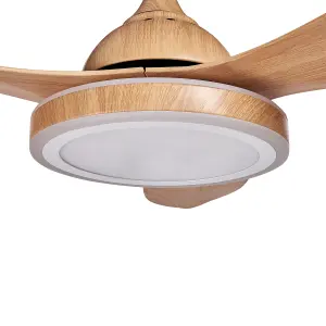 Ceiling Fan with Light Brown MUDDY