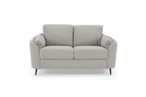 Jack 2 Seater Sofa With Metal Legs, Light Grey Boucle Fabric