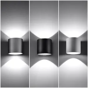 Orbis Aluminium Grey 1 Light Classic Wall Light