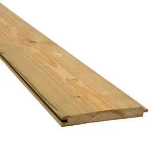 Spruce Tongue & groove Cladding (L)3m (W)119mm (T)14.5mm