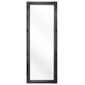 Beliani Retro Wall Mirror FOUGERES Black