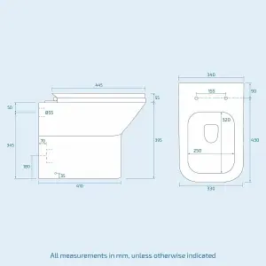 Nes Home Debra 1100 mm P-Shape Grey Right Hand Basin Vanity Unit and Toilet Pan Bathroom