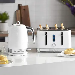 Russell Hobbs Inspire White Breakfast Bundle