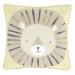 Catherine Lansfield Kids Living Roarsome Animals 43x43cm Cushion Natural