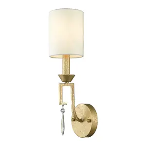 Elstead Lemuria 1 Light Wall Light Gold, E14