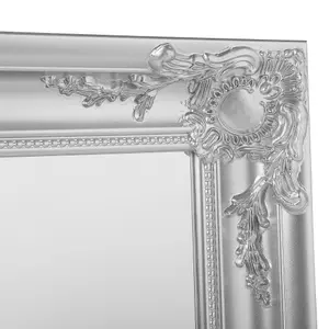 Beliani Glam Wall Mirror BELLAC Silver